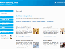Tablet Screenshot of macuisineequipee.be